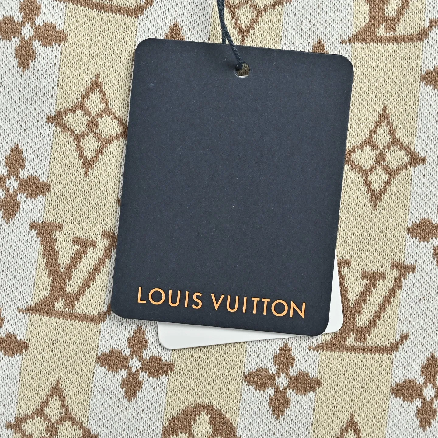 Louis Vuitton/Louis Vuitton 26ss allover old flower jacquard knitted short sleeves